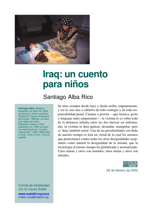 Portada de Iraq: un cuento para niños